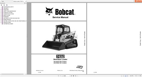 bobcat t450 spec sheet